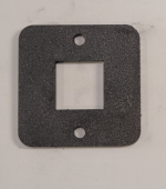 Пятка для стойки 80х80х3мм отв 31х31