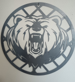 Панно "Медведь" д.500 2мм